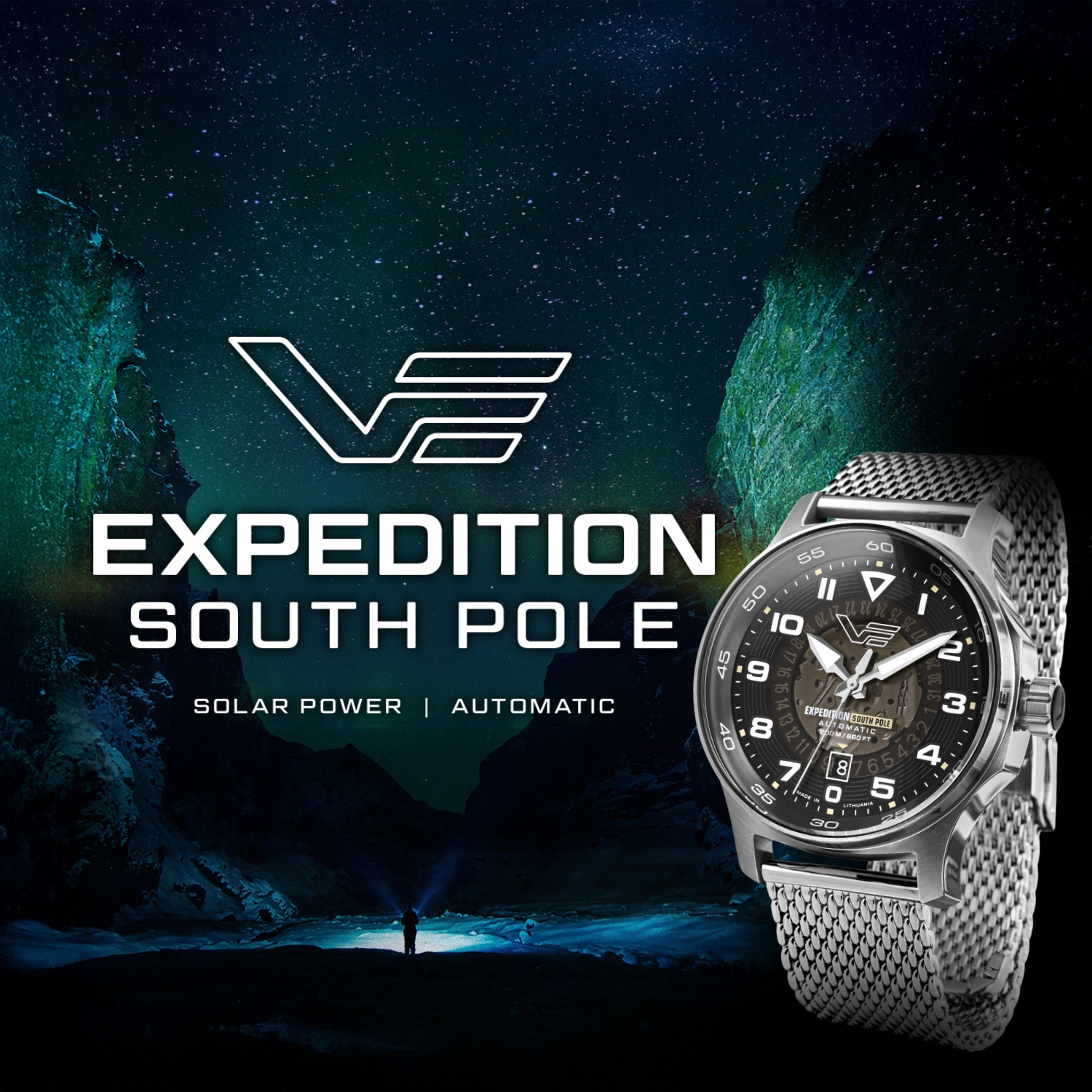 Vostok Europe South Pole Solar Power Automatic YN55-592A758B 